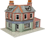 Metcalfe OO Scale Corner shop/Pub Brick Card Kit