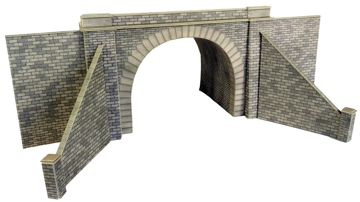 Metcalfe OO Scale Double Tunnel Entrance Kit w/Inner Arch Card Kit