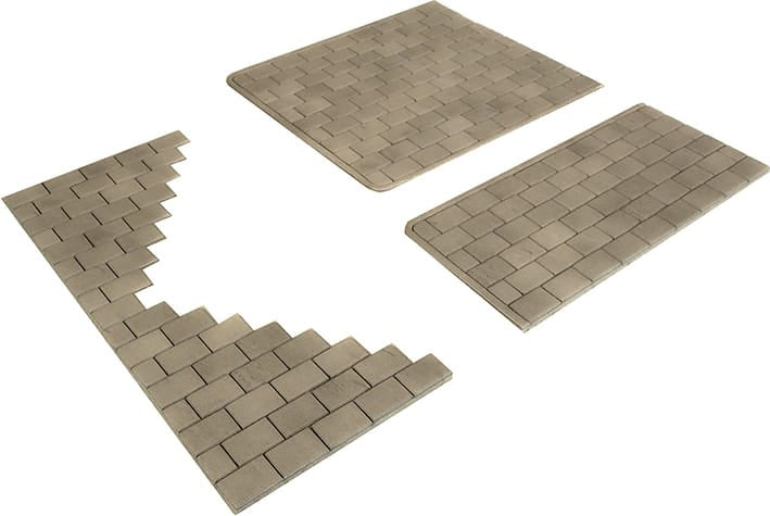 Metcalfe OO Scale Individual Paving Slabs Card Kit