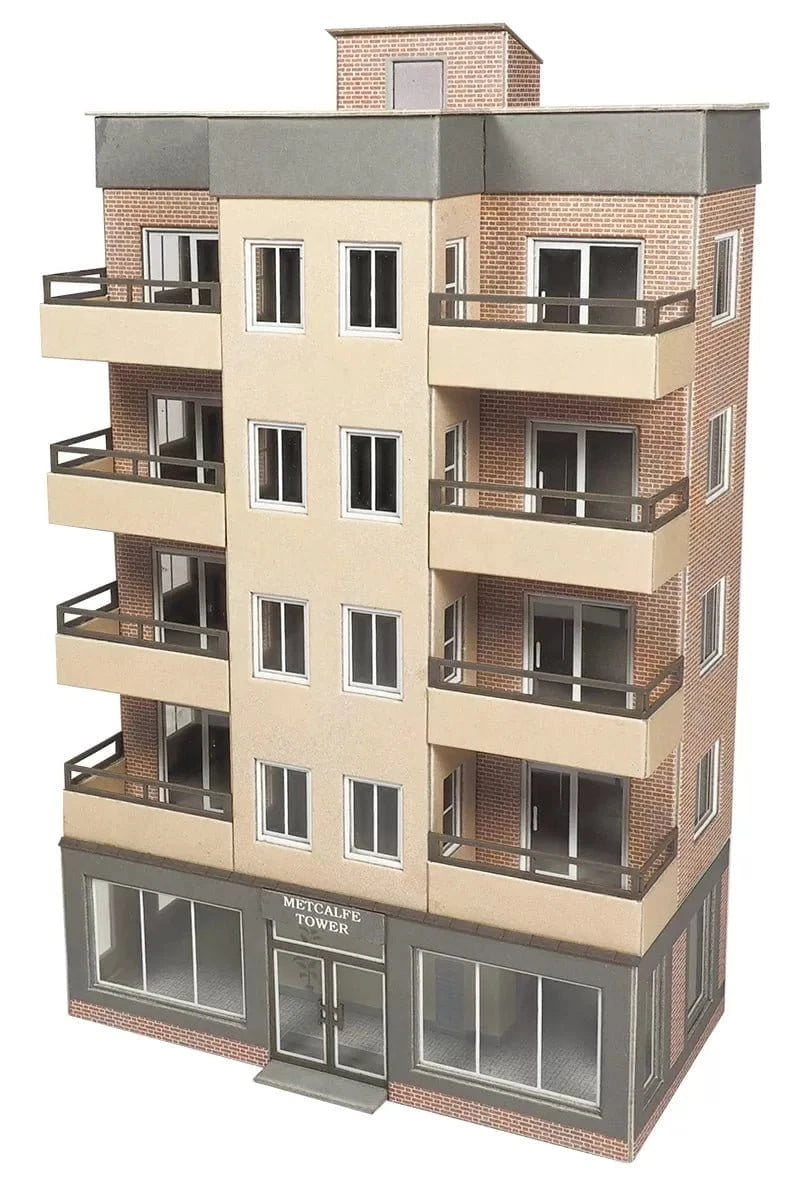 Metcalfe OO Scale Low Relief Tower Block Kit [PO360] - Hobbytech Toys