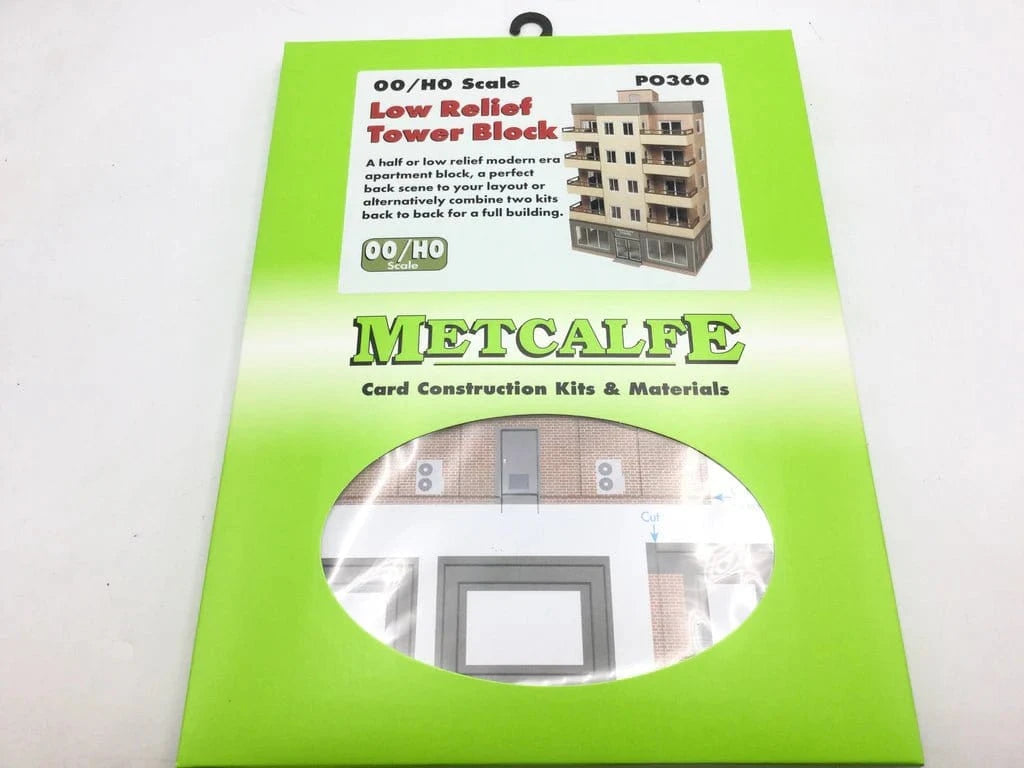 Metcalfe OO Scale Low Relief Tower Block Kit [PO360] - Hobbytech Toys