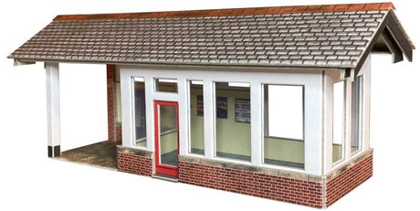Metcalfe OO Scale Modern Platform Shelter Card Kit