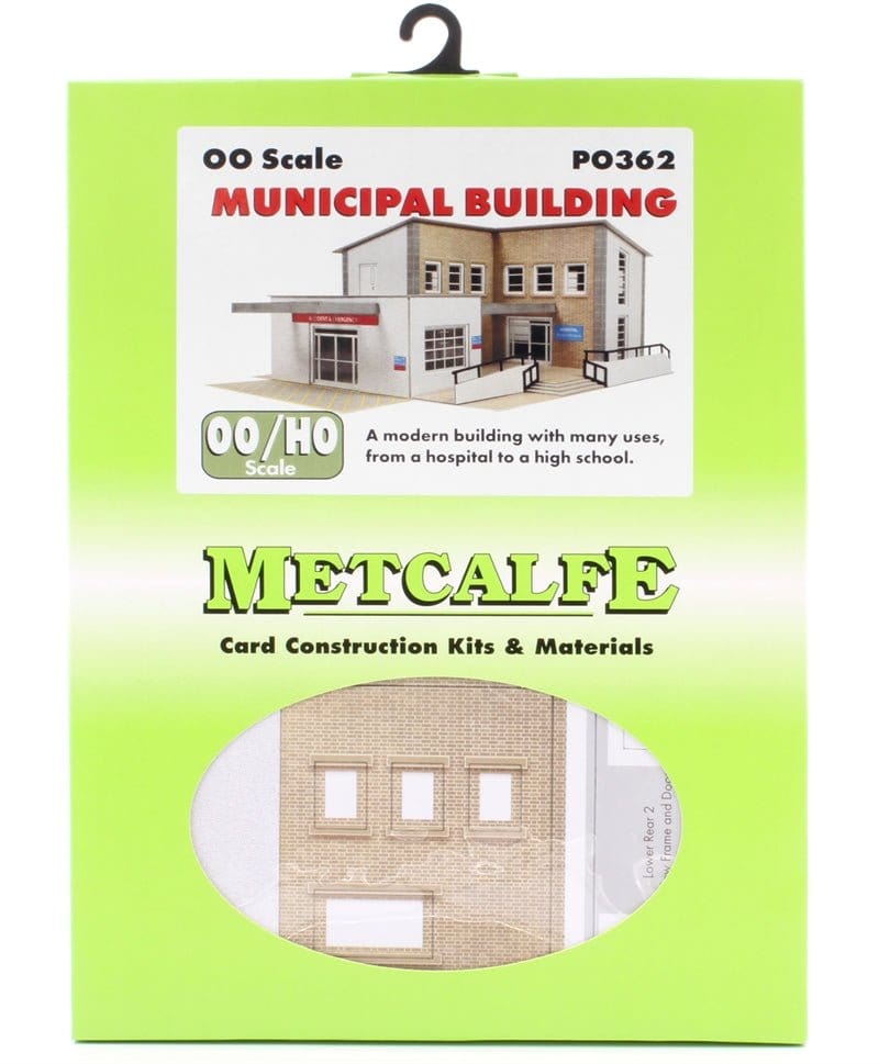 Metcalfe OO Scale Municipal Building Kit [PO362] - Hobbytech Toys
