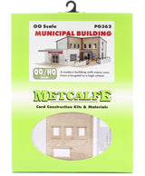 Metcalfe OO Scale Municipal Building Kit [PO362] - Hobbytech Toys