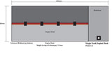 Metcalfe OO Scale Stone Single Track Engine Shed Card Kit