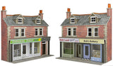 Metcalfe OO Scale Terrace Shop Fronts Brick Card Kit