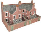 Metcalfe OO Scale Terrace Shop Fronts Brick Card Kit