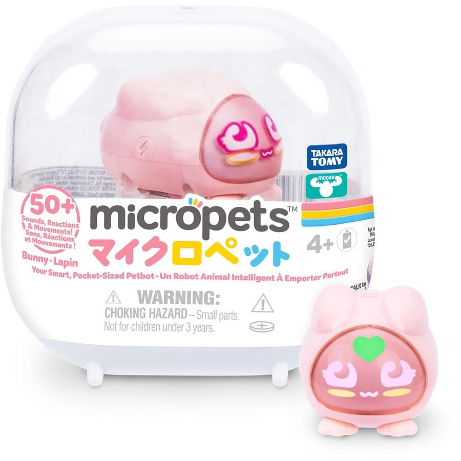 Micro Pets Single Interactive Digital Pet - Assorted (1)