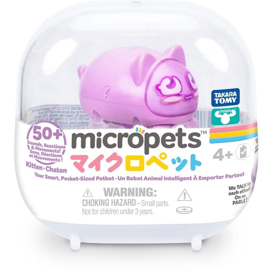 Micro Pets Single Interactive Digital Pet - Assorted (1)