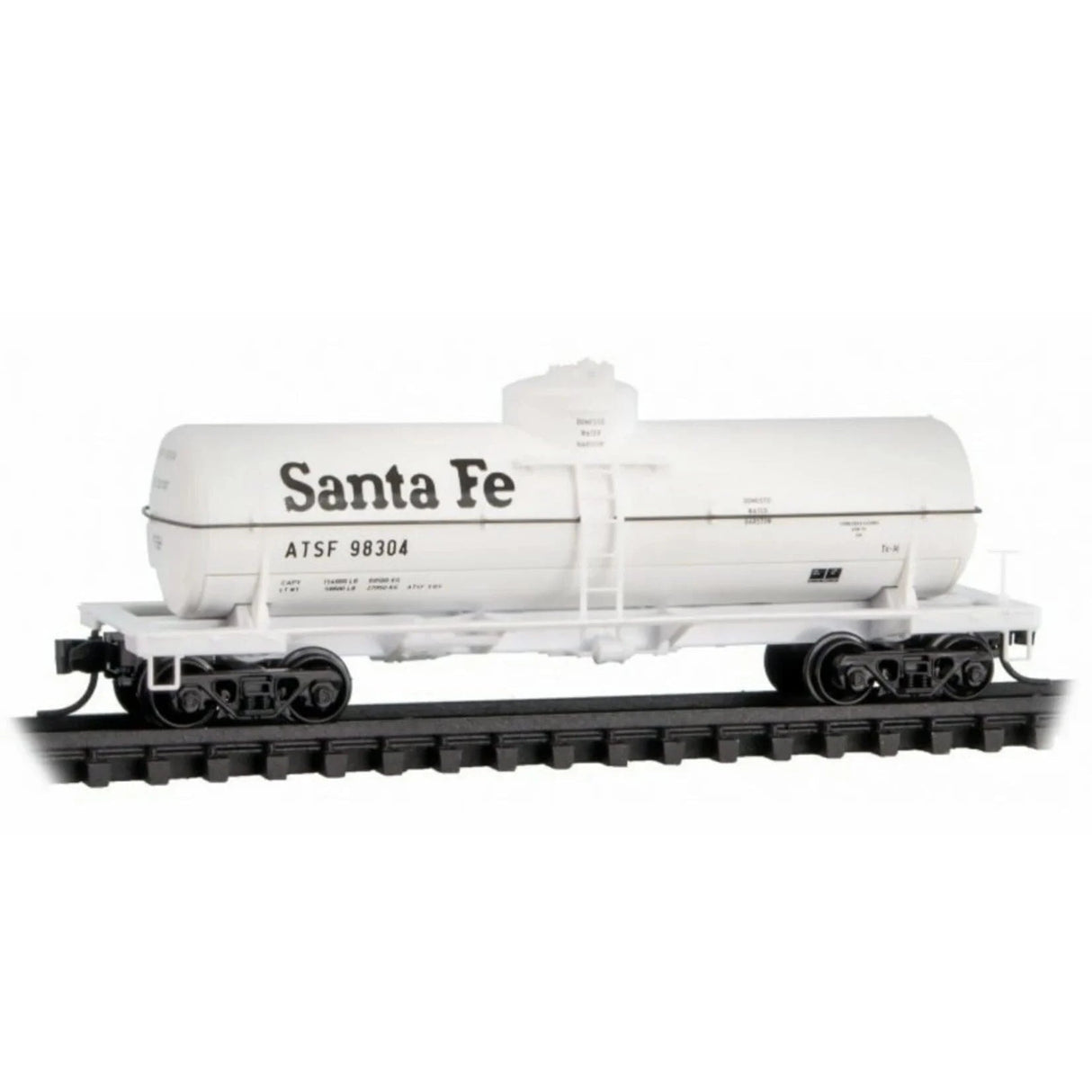 Micro Trains Line 6500286 N 39ft Single-Dome Tank Car - Ready to Run Santa Fe #98304**