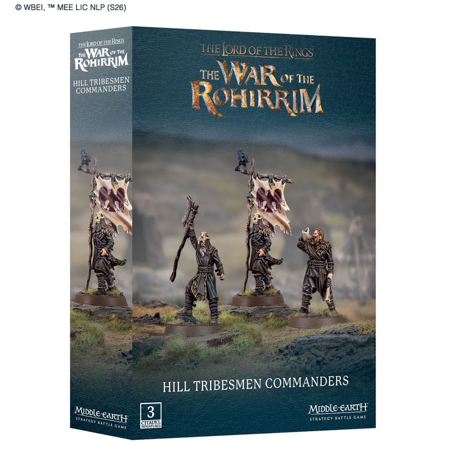 Middle Earth SBG:  Hill Tribesmen Commanders [30-101]