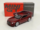 Mini GT 1/64 Bentley Continental GT Speed Candy Red Diecast Model Car