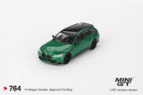 Mini GT 1/64 BMW M3 Competition Touring Isle Of Man Green Diecast Model Car
