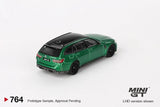 Mini GT 1/64 BMW M3 Competition Touring Isle Of Man Green Diecast Model Car