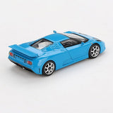 Mini GT 1/64 Bugatti EB110 Super Sport Blue Diecast Model Car