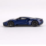 Mini GT 1/64 Ford GT Sunoco Blue (LHD) Diecast Model Car
