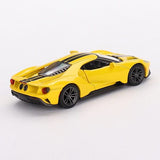 Mini GT 1/64 Ford GT Triple Yellow (LHD) Diecast Model Car