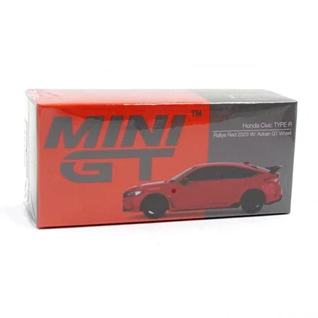 Mini GT 1/64 Honda Civic Type R Rallye Red 2023 Diecast Model Car