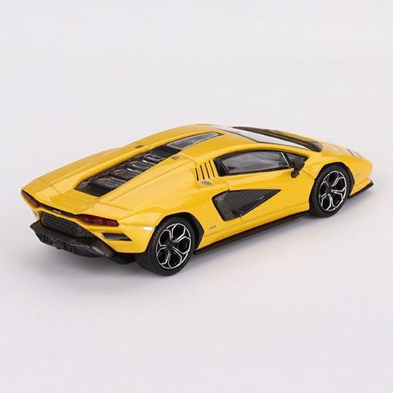 Mini GT 1/64 Lamborghini Countach LPI 800-4 Yellow Diecast Model Car