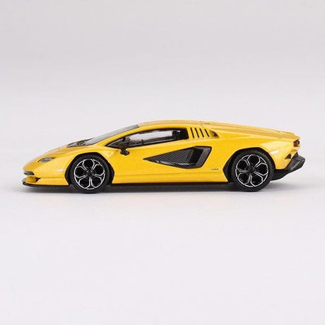 Mini GT 1/64 Lamborghini Countach LPI 800-4 Yellow Diecast Model Car