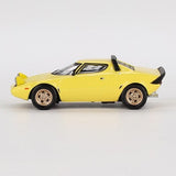 Mini GT 1/64 Lancia Stratos HF Stradale Giallo-Fly Yellow Diecast Model Car