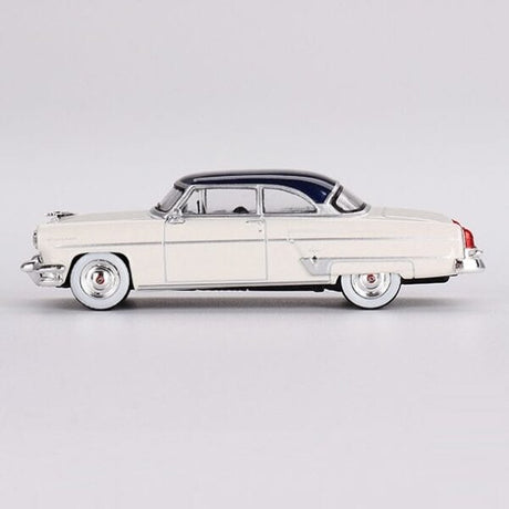 Mini GT 1/64 Lincoln Capri 1954 Arctic White Diecast Model Car