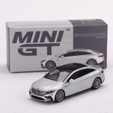Mini GT 1/64 Mercedes-Benz Eqs 580 4Matic Silver Diecast Model Car