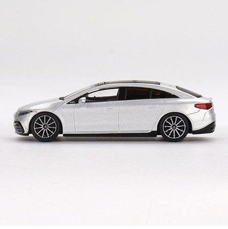 Mini GT 1/64 Mercedes-Benz Eqs 580 4Matic Silver Diecast Model Car
