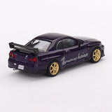 Mini GT 1/64 Nissan Skyline GT-R (R34) Diecast Model Car