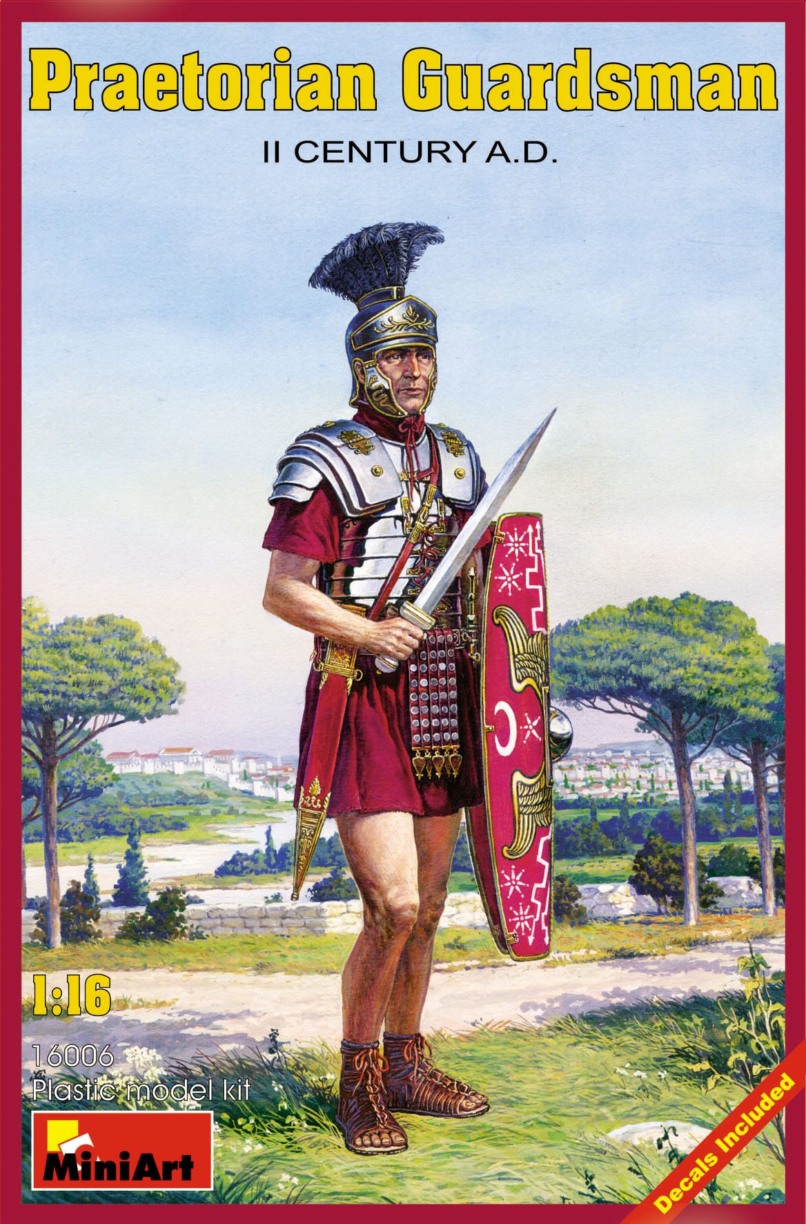 Miniart 1/16 Praetorian Guardsman II century A.D. Plastic Model Kit [16006]