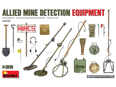 MiniArt 35390 Allied Mine Detection Equipment front box art