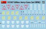 Miniart 1/35 Allies Jerry Can Set WW2 Plastic Model Kit [35587]