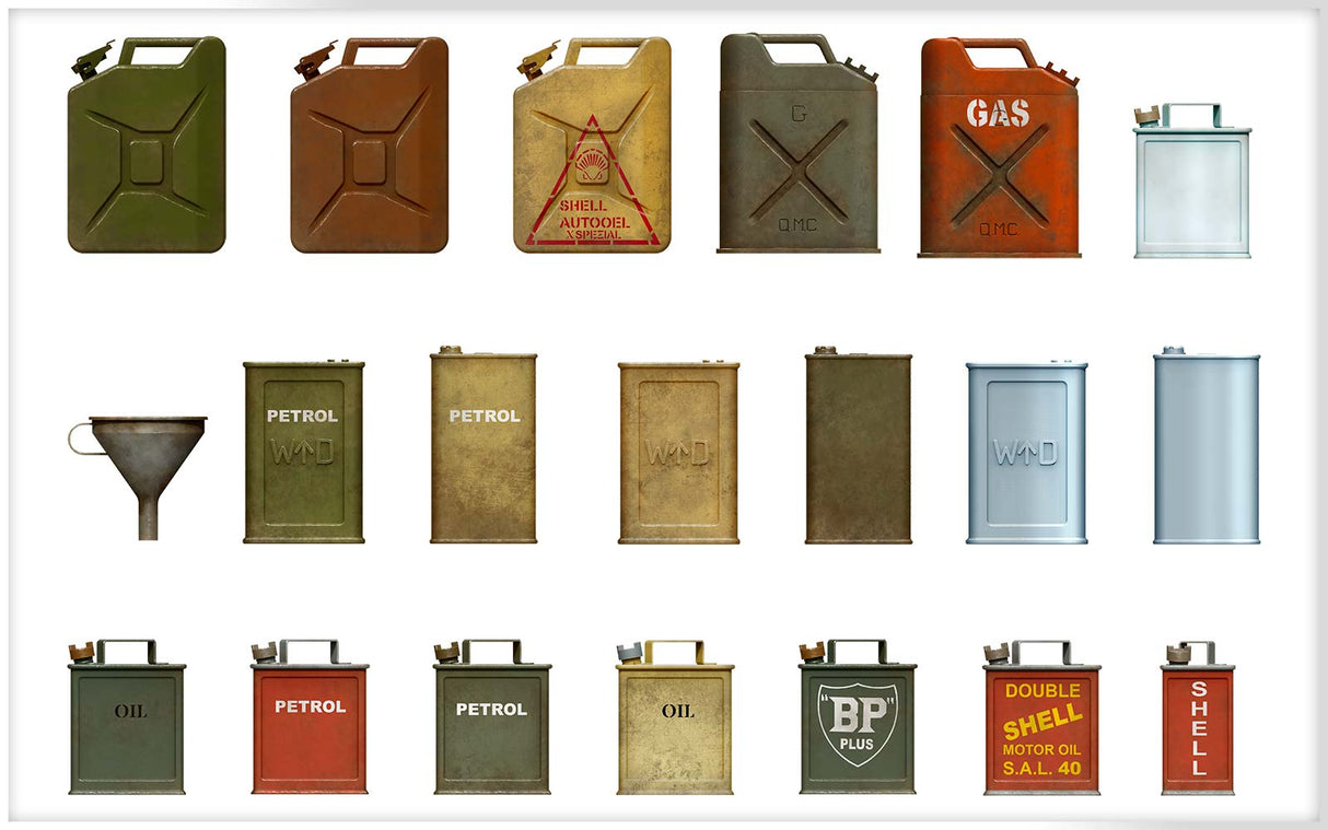 Miniart 1/35 Allies Jerry Can Set WW2 Plastic Model Kit [35587]
