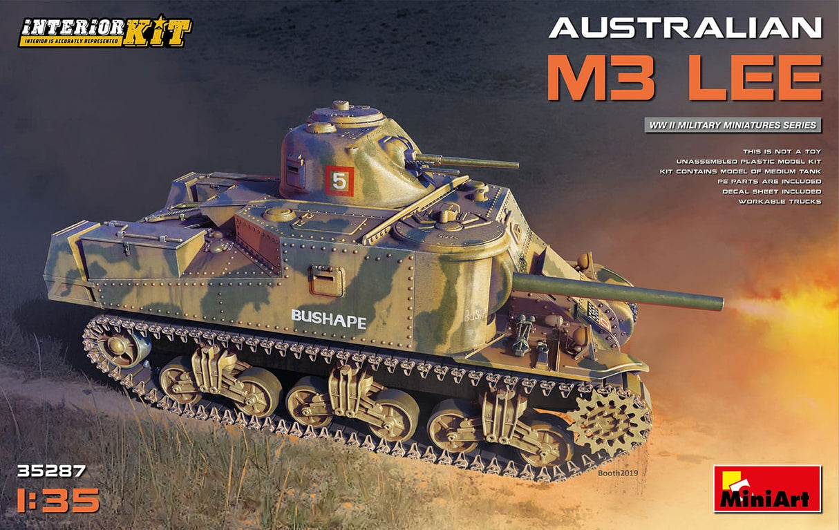 Miniart 1/35 Australian M3 Lee Interior Kit Plastic Model Kit [35287]