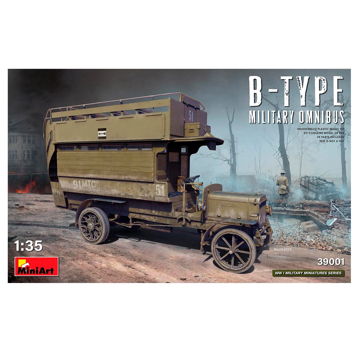 MiniArt 1/35 B-Type Military Omnibus – MA39001