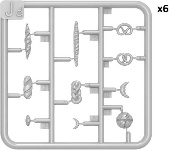 MiniArt 1/35 Bakery Products Plastic Model Kit