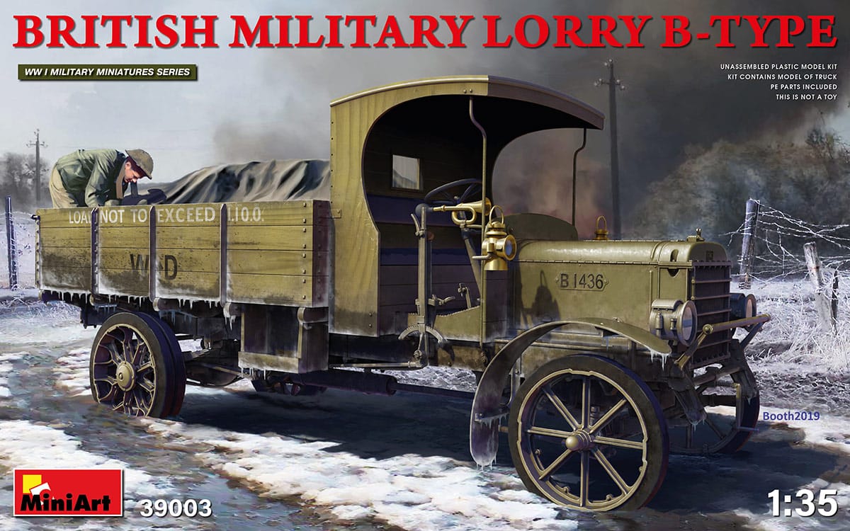 MiniArt 1/35 British Military Lorry B-Type Plastic model Kit [39003]