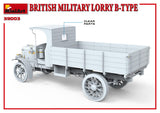 MiniArt 1/35 British Military Lorry B-Type Plastic model Kit [39003]