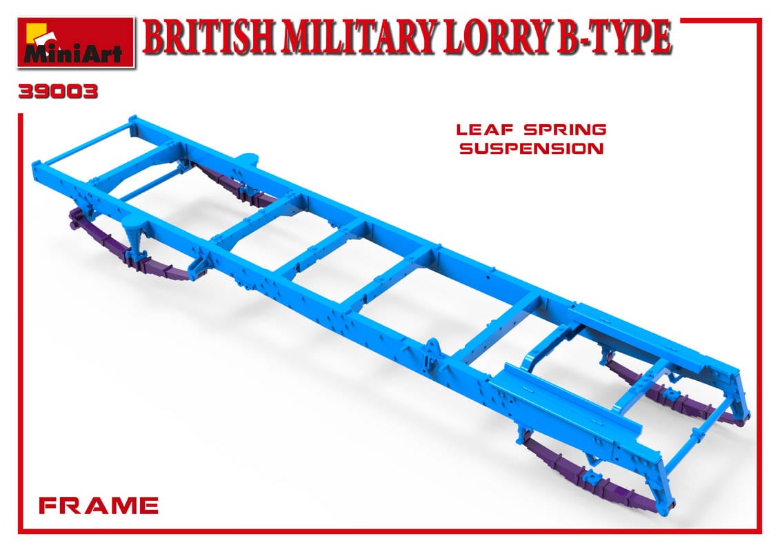 MiniArt 1/35 British Military Lorry B-Type Plastic model Kit [39003]
