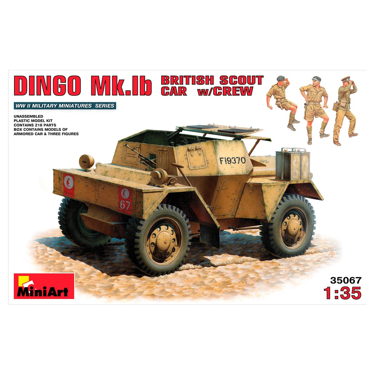 MiniArt 1/35 British Scout Car Dingo Mk.1b – MA35067