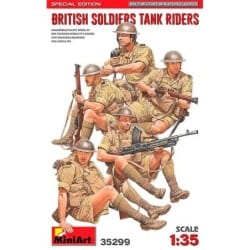 MiniArt 1/35 British Soldiers Tank Riders Special Edition – MA35299