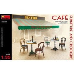 MiniArt 1/35 Cafe Furniture & Crockery – MA35569