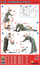 MiniArt 1/35 Car Maintenance 1930-40s Plastic Model Kit