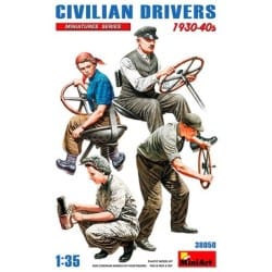 MiniArt 1/35 Civilian Drivers 1930-40s – MA38050