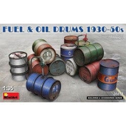 MiniArt 1/35 Fuel & Oil Drums 1930-50s – MA35613