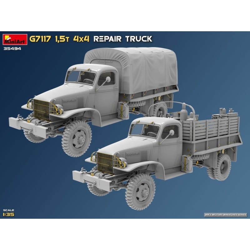 MiniArt 35494 G7117 Repair Truck front box illustration