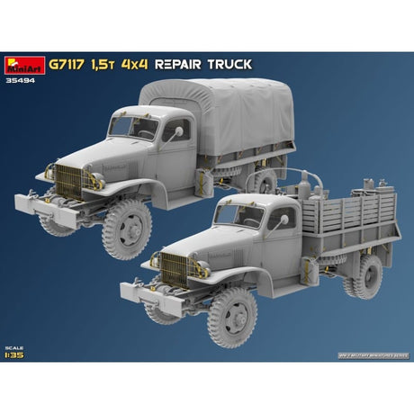MiniArt 35494 G7117 Repair Truck front box illustration