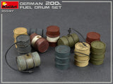Miniart 1/35 German 200L Fuel Drums Plastic Model Kit [35597]