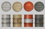 Miniart 1/35 German 200L Fuel Drums Plastic Model Kit [35597]
