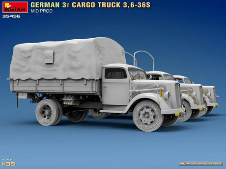 MiniArt 35456 German 3t Cargo Truck Mid Production box artwork